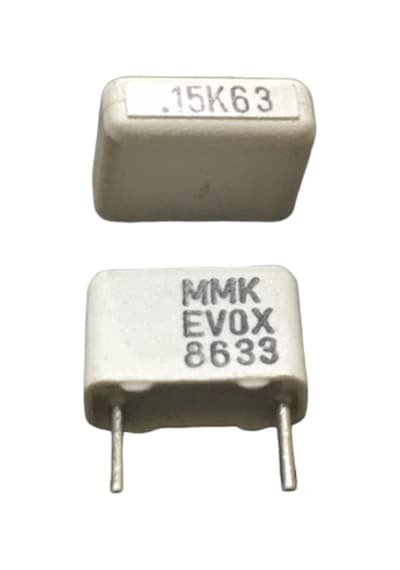 150Nf 0.15Uf 63V 7.5Mm Polyester Kondansatör (100 Adet)