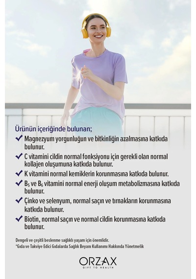 Collagen Mag Plus 9700 Mg Kolajen + Magnezyum + D3 K2 + Biotin 45 Saşe - 2 Adet