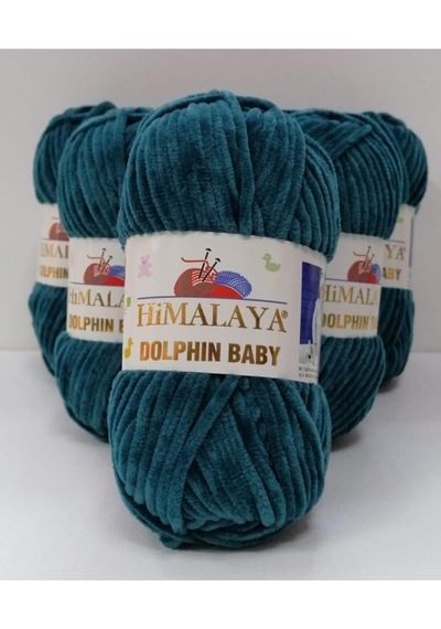 Himalaya Dolphin Baby Kadife El Örgü Ipi 80348 5 Adet Himalaya 769768001020