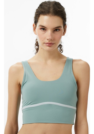 Under Armour Meridian Piped Crop Kadın Yeşil Koşu Atlet 6003529