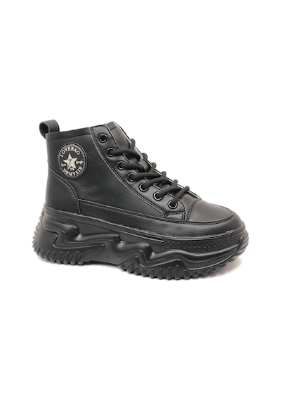 Gamelu Ginza 5cm Yüksekliğinde Hafif Taban Sneaker Ayakkabı Siyah