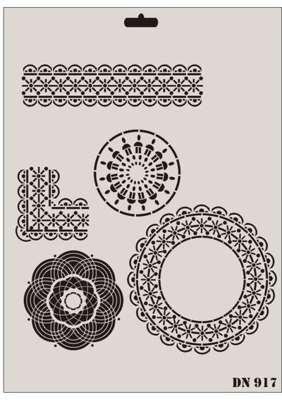 Rich Dantel Seri Dn-917 Stencil 35X25 Cm
