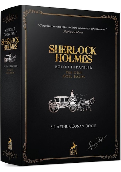 Sherlock Holmes-Bütün Hikayeler Tek Cilt Özel Basım - Sir Arthur Conan Doyle - Ren Kitap