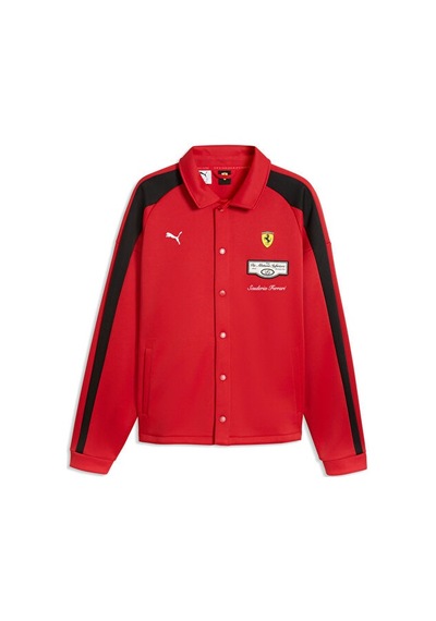 Puma Ferrarı T7 Track Jkt Erkek Günlük Ceket 63705502 Kırmızı
