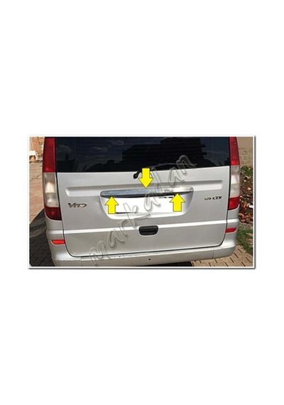 Mercedes Vito Krom Bagaj Çıtası 2004-2014 Paslanmaz  Çelik