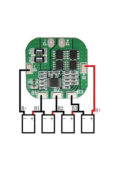 4s 20a Bms 18650 Lipo Pil Balans Koruma Devresi