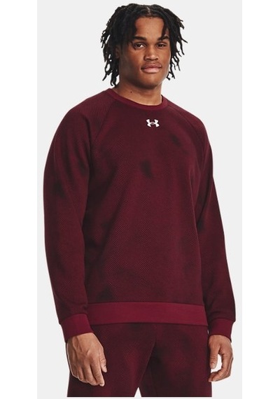 Under Armour Erkek UA Rival Fleece Baskılı Bisiklet Yaka 1379756-600 Beyaz Under Armour Erkek UA Rival Fleece Baskılı Bisiklet Yaka 1379756-600 Beyaz