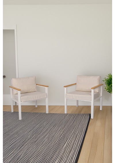 Neokas Metal Bahçe Oturma Grubu, Balkon Takımı, Kafe Koltuğu, Bekleme Alanı Koltuğu, 2 Adet Tekli Koltuk Beyaz Neokas Metal Bahçe Oturma Grubu, Balkon Takımı, Kafe Koltuğu, Bekleme Alanı Koltuğu, 2 Adet Tekli Koltuk Beyaz