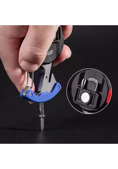 Pro El Feneri Çok Fonksiyonlu Fener Usb Çakmak Ve Tornavida Özel Siyah