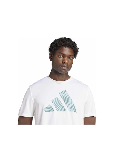 Whıte Adidas Erkek Koşu - Yürüyüş T-shirt Adi365 E Bl T M Jm5740 Beyaz