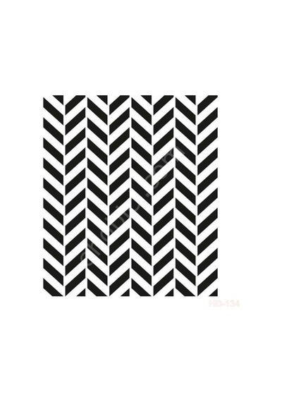 Hd134 Home Dekor Stencil 45x45