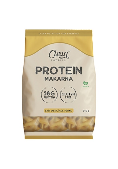 Clean Powders Protein Makarna Sarı Mercimek 240 Gr 2 Adet - Aromasız
