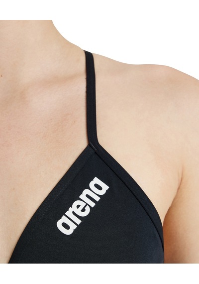 Arena Bikini Üst Siyah Women's Team Swım Top Tıe Back Solıd 004768550 Yzm Uk Beden Siyah