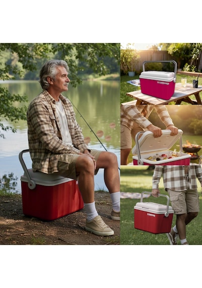 32 Lt Buzluk Termos 1015 Cooler Box Kırmızı