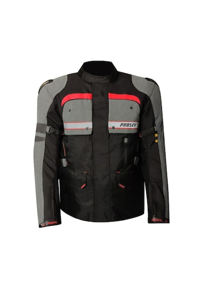 Motoanl Motosiklet Montu Long 4 Mevsim Full Korumalı Maxdura 600-d Dayanıklı Kumaş Touring Motor Mont Red