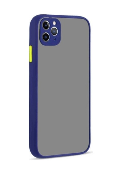Apple Uyumlu iPhone 11 Pro Max Kılıf Zore Hux Kapak Lacivert