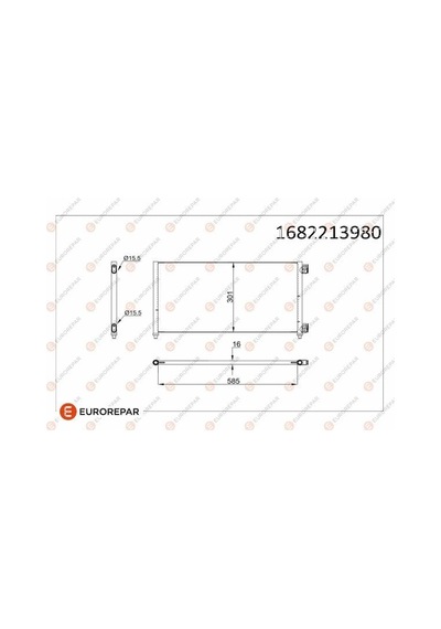 Klima Radyatörü - Fiat Punto, Doblo - Eurorepar-1682213980