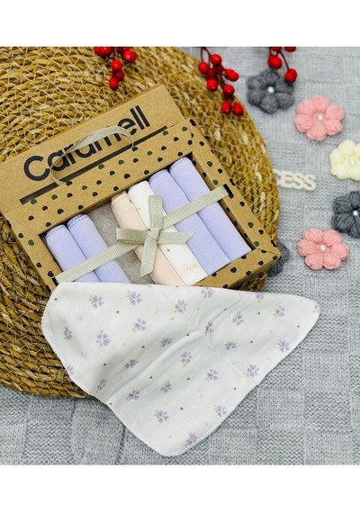 Caramell 7'li Ağız Silme Mendili 96555565 Çok Renkli