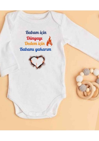 Lupi İsimli Zıbın Yazılı Bebek Zıbın Fil Dişi-mürdüm Beyaz