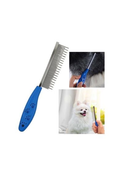 Bakgelal Tüy Açıcı Kedi Köpek Tarağı Tek Taraflı Metal Dişli Evcil Hayvan Bakım Fırçası