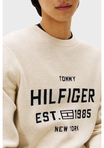 Tommy Hilfiger Erkek Kazak Mw0mw39533 Hgf Bej Bej