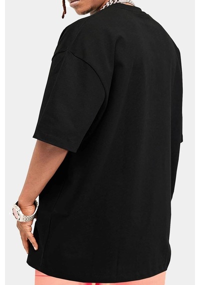 Flood Of Style Unisex Kobe Baskılı T-shirt Siyah