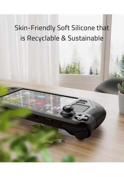 Steam Deck Oled/lcd Uyumlu Silikon Koruyucu Kılıf Siyah M53