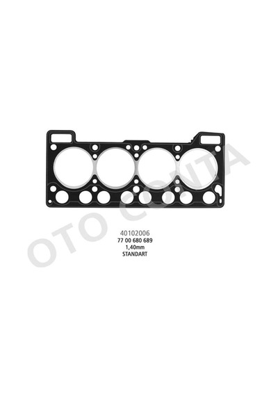 OTO CONTA 40102006 Silindir Kapak Contası Renault 9 Renault 12 1.4 Siyah