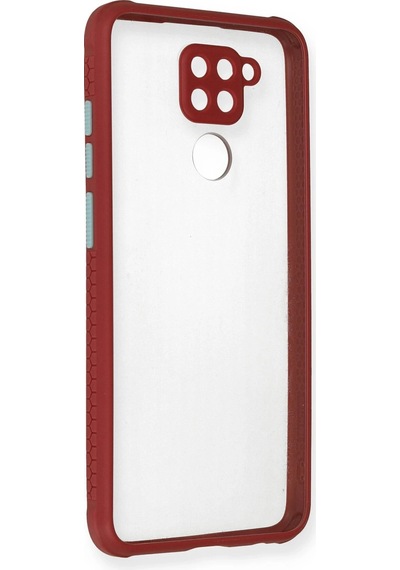 Newface Xiaomi Redmi Note 9 Kılıf Miami Şeffaf Silikon Semeglbl - 25 - Fuşya