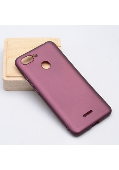 Redmi 6 Kılıf Esnek Premier Silikon Kapak Bordo