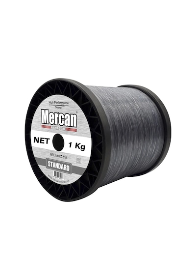 Mercan Standart 1 Kg Gri Bobin Misina