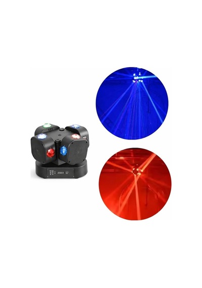 Dj Disko 200w Led Lazer Hareketli Kafa Işık 16x Dönen Işın Rgb Sahne Işığı