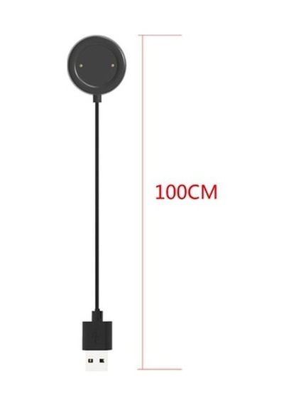 Ally Haylou Ls04 Rs3 Usb Manyetik Akıllı Saat Şarj Kablosu-Siyah