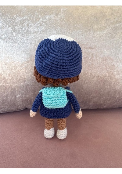 Stranger Things Dustin Amigurumi Karakter 17 cm