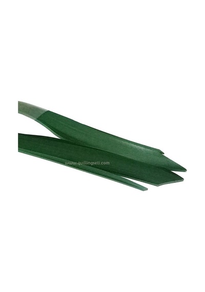 Quillingseti 3 MM Koyu Yeşil Renk Quilling Kağıdı - 100'lü