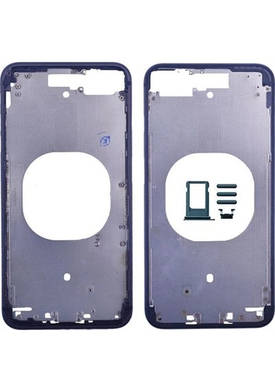Apple Uyumlu iPhone 8 Plus Orta Kasa Uzay Grisi Siyah Belirtilen