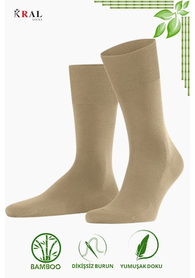 Kral Socks Bambu Erkek Soket Düz Uzun Çorap Klasik Yazlık Dikişsiz 6'lı Premium Set Asorti3 Kral Socks Bambu Erkek Soket Düz Uzun Çorap Klasik Yazlık Dikişsiz 6'lı Premium Set Asorti3