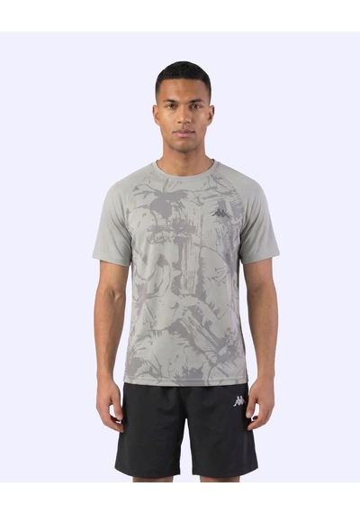 Kappa Elmo Tee Erkek Gri Regular Tişört