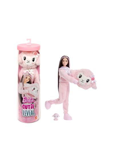 Cutie Reveal Bebek Ve Aksesuarları, Yumuşak Dostlar Serisi Kuzucuk, Renk Değişimi Ve Mini Evcil Hayvan Dahil 10 Sürpriz, Jjp66 000 Açık Krem