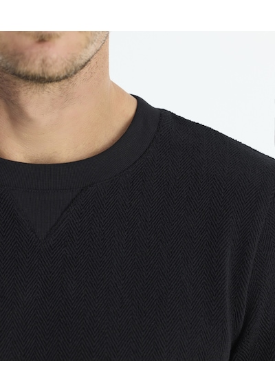 Yargıcı Regular Bisiklet Yaka Uzun Kol Sweatshirt 25kesw9006x 001 Siyah