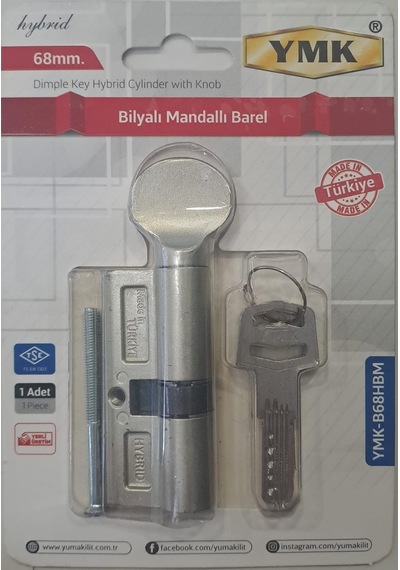Ymk 68 Mm Bilyalı Hybrid Saten Mandallı Barel Ymk-b68hbm