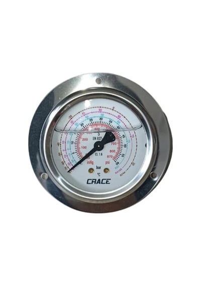 Crace Rıng-63-m1-16-01 Alçak Bas. Alt.çık. Flanşlı Glis. Manometre R407c/r-134a/r-404a