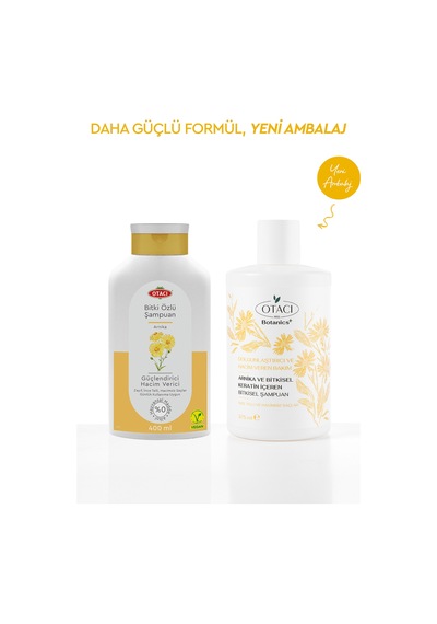 Otacı Avantajlı 2 Li 10 Bitki Özlü Arnika Güçlendirici, Hacim Verici Şampuan 375 Ml