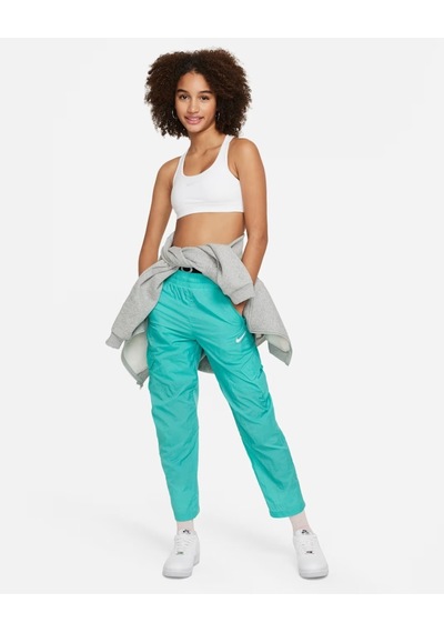 Nike Swoosh Kızlar Spor Sütyeni - Beyaz