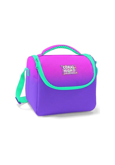 Coral High Pembe Mor Renk Geçişli Isı Yalıtımlı Beslenme Çantası - Kız Çocuk
