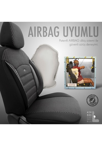 Otom Sport Plus Ekstra Destekli Özel Dokulu Oto Koltuk Kılıfı 550021759