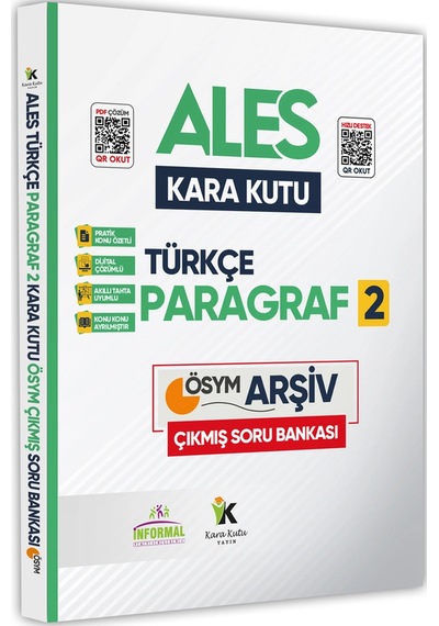 ALESin Kara Kutusu TÜRKÇE 5li ALTIN SET Konu Özetli Çözümlü ÖSYM ARŞİV Çıkmış Soru Bankası