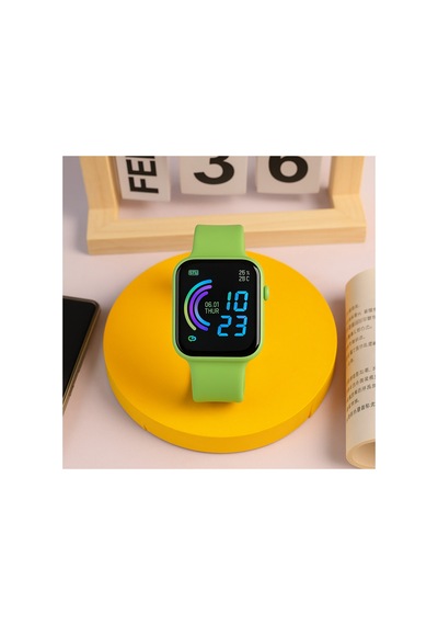 Su Geçirmez Watch Saat Akıllı Saat Değildir Açık Yeşil - 747927258 Yeşil
