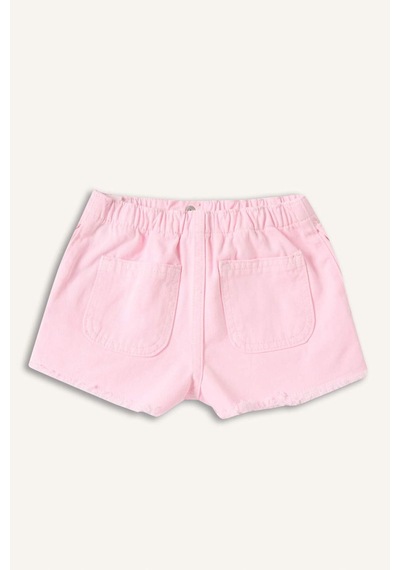 Defacto Gabardin Şort Kız Bebek H8940a526hspn343 Pembe-pn343