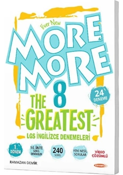 Kurmay Yayınları 8.sınıf More&more The Greatest 1.dönem Lgs Denemeleri 24 Deneme